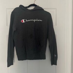 Champion Dark Grey Hoodie Big Kids size XL